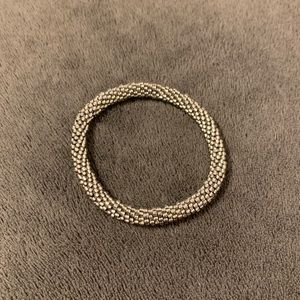 Silver Lily and Laura bracelet